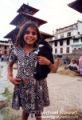 Girl and Rabbit, Kathmandu Valley